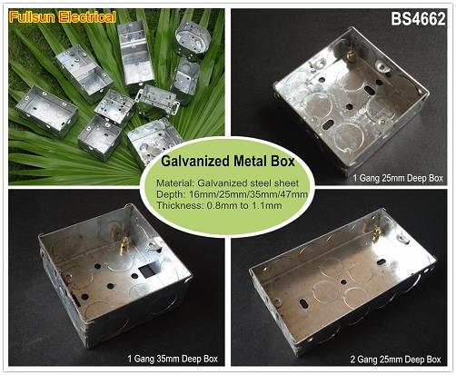 3 Gang Electrical Wall Box